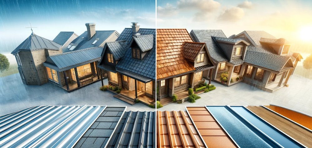 Varianten der Dacheindeckung
