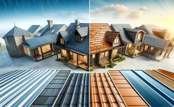Varianten der Dacheindeckung